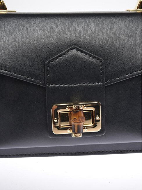 Dámská kožená crossbody kabelka CF3153 Nero