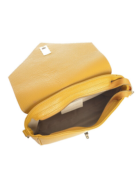 Dámská kožená crossbody kabelka CF1948T Senape