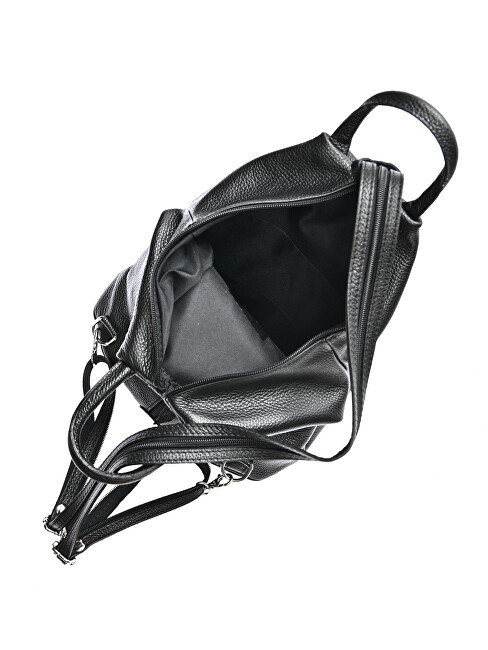 Dámský kožený batoh CF1625 Nero