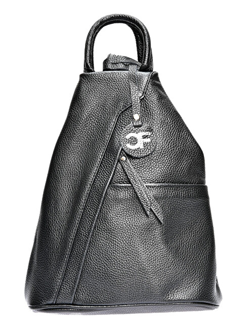 Dámský kožený batoh CF1625 Nero