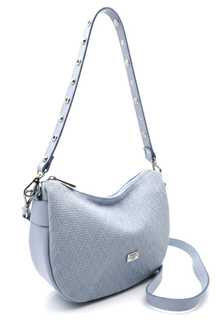 Dámská kožená kabelka Banana Bag 82343 Azul