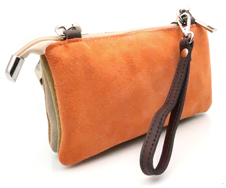 Caramelo Dámská kožená crossbody kabelka 51199 Camel