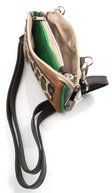 Dámská kožená crossbody kabelka 51199 Cuero