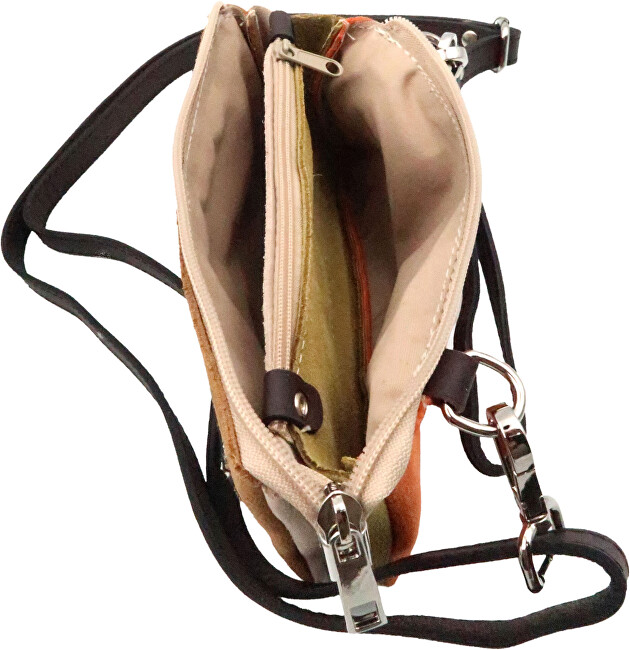 Dámská kožená crossbody kabelka 51199 Cuero