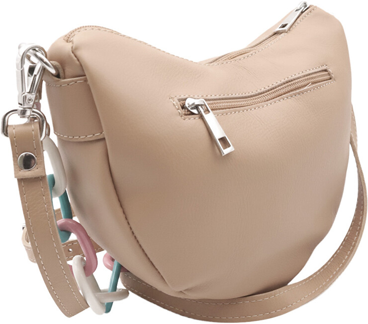 Caramelo Dámská kožená kabelka Banana Bag 82330 Camel