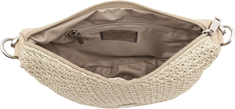 Caramelo Dámská kožená kabelka Banana Bag 82330 Camel