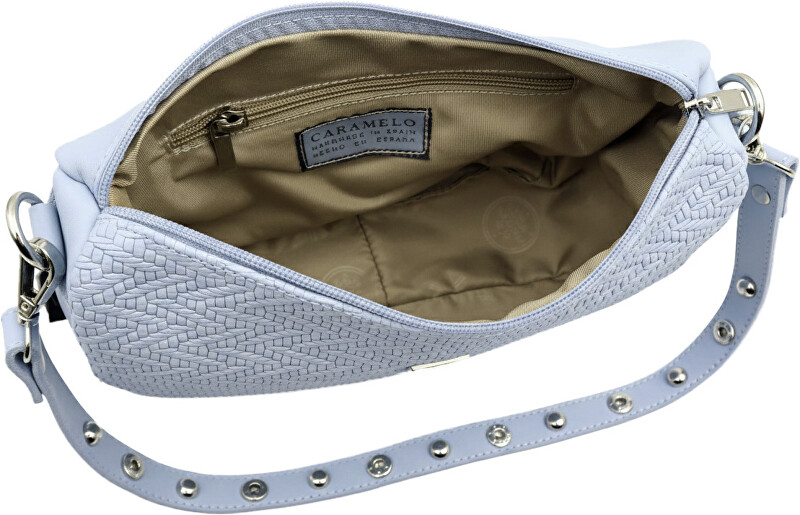 Dámská kožená kabelka Banana Bag 82343 Azul