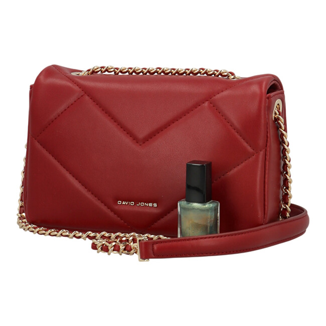 David Jones Dámská crossbody kabelka CM7309-1 Dark Red