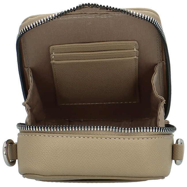 David Jones Dámská crossbody kabelka CM7333 Taos Taupe