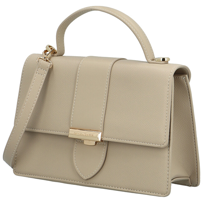 David Jones Dámská crossbody kabelka CM7355 Oatmeal Beige