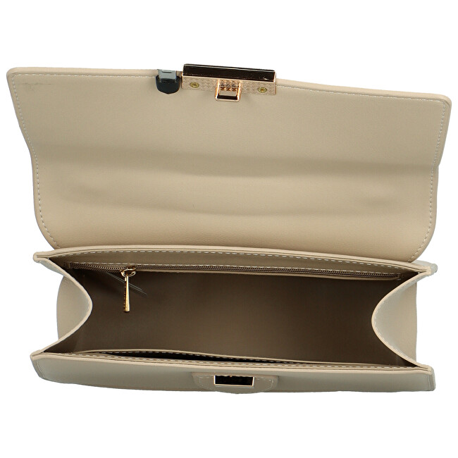 David Jones Dámská crossbody kabelka CM7355 Oatmeal Beige