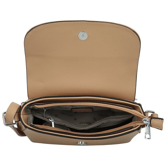 DELAMI Dámská crossbody kabelka D5886 soil