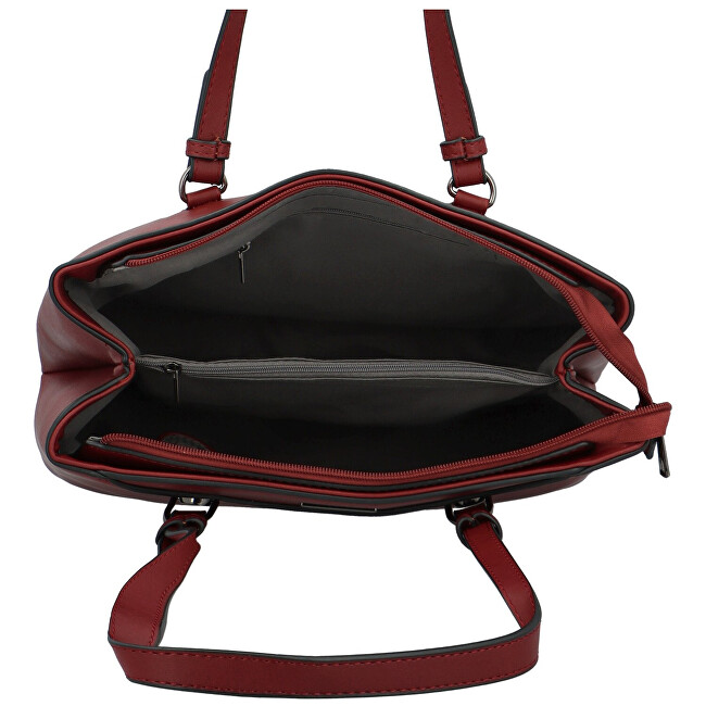 Dámská kabelka D5891 Bordo