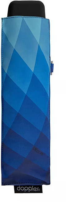Dámský skládací deštník Carbonsteel Mini Slim Fusion blue 722865FU01