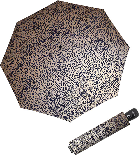 Doppler Skládací deštník Fiber Magic Imperial Leopard 746165SLP