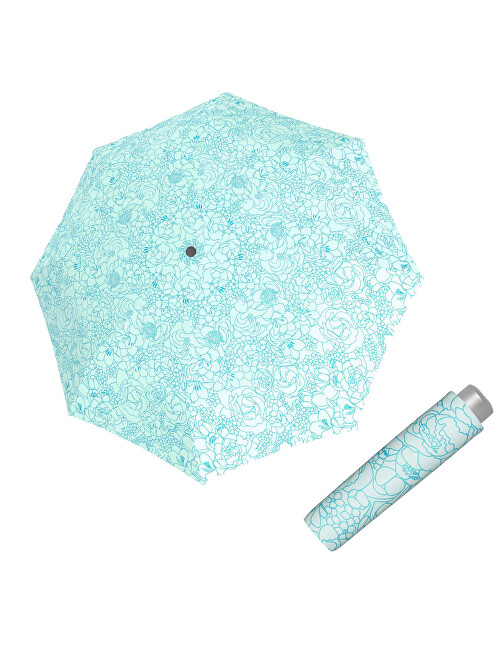 Doppler Skládací deštník Mini Light Giardino Blue 722165F33
