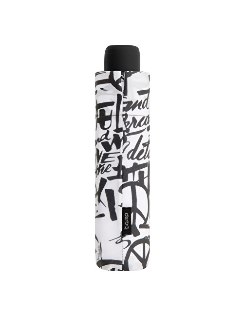 Derby Skládací deštník Hit Mini Graffiti black 70065P12CZ
