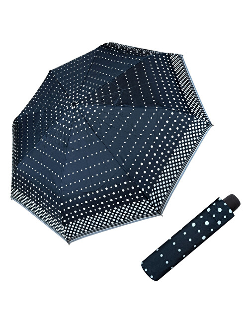 Derby Skládací deštník Hit Mini Dots Black 70065P10CZ