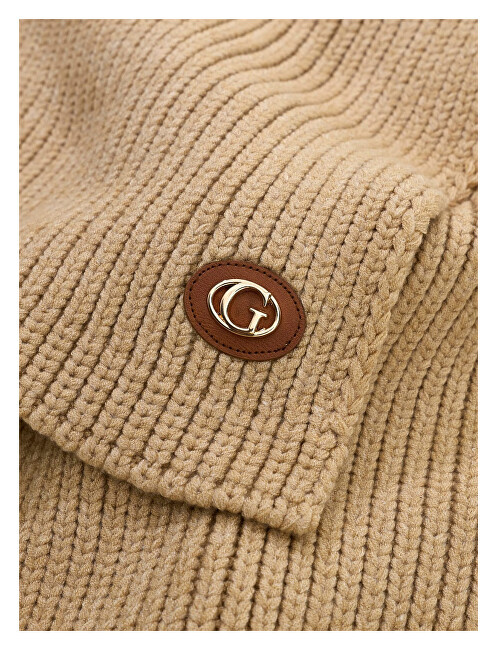 Guess Dámská šála Knitted AW5639POL03-BEI