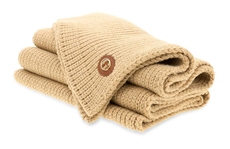 Guess Dámská šála Knitted AW5639POL03-BEI