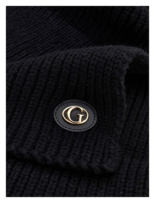 Guess Dámská šála Knitted AW5639POL03-BLA
