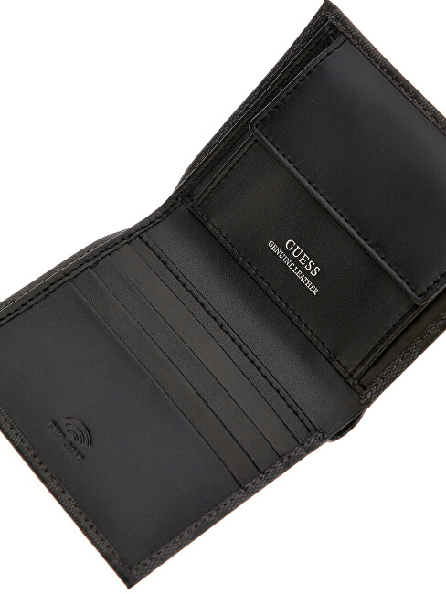 Guess Pánská kožená peněženka SMVELELEA22-BLA