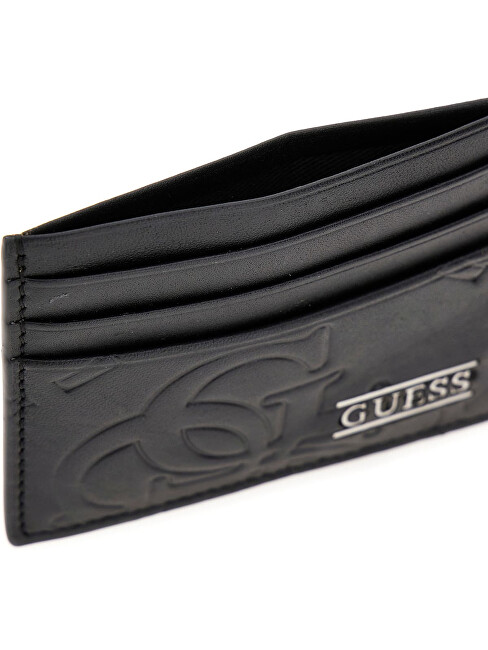 Guess Pánská kožená dokladovka SMBOMGLEA25-BLA