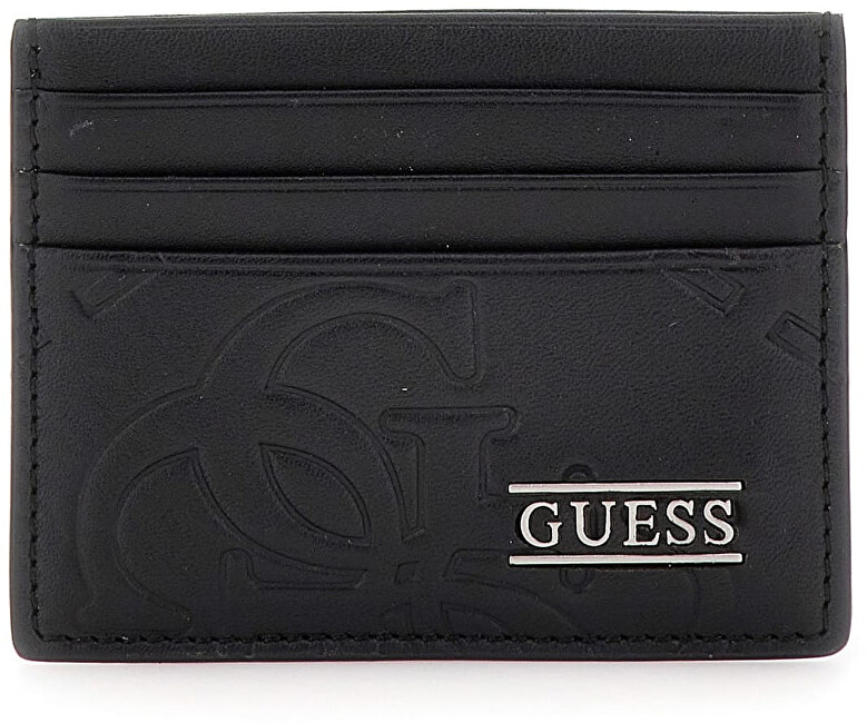 Guess Pánská kožená dokladovka SMBOMGLEA25-BLA