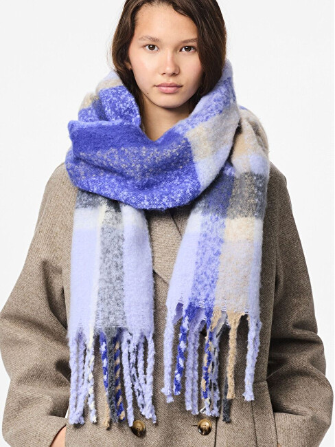 Dámská šála PCBEA 17105951 Bellwether Blue