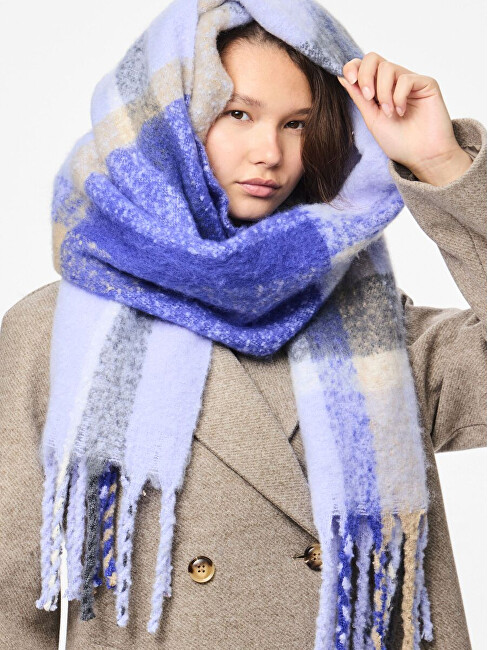 Dámská šála PCBEA 17105951 Bellwether Blue