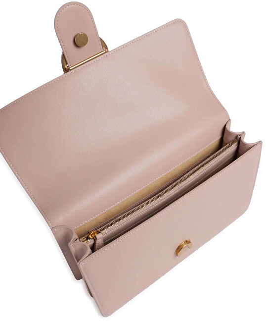 Pinko Dámská kožená crossbody kabelka 100053 A0F1 O81Q