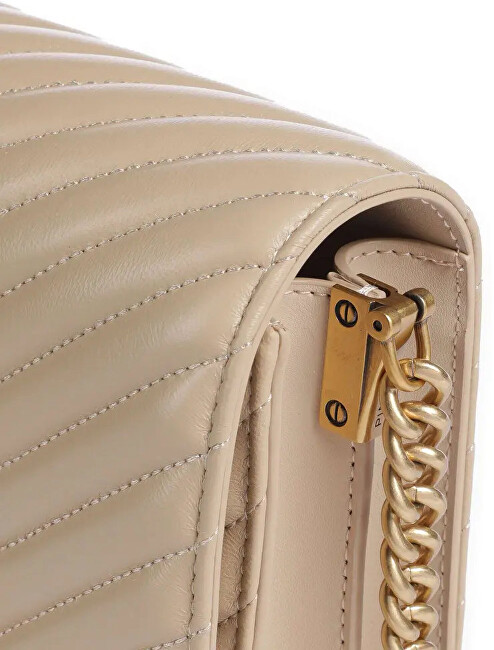 Pinko Dámská kožená crossbody kabelka 100063 A0GK C50Q