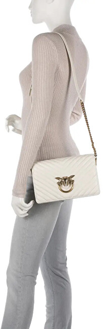 Pinko Dámská kožená crossbody kabelka 100063 A0GK Z14Q