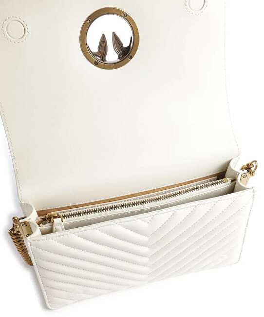 Pinko Dámská kožená crossbody kabelka 100063 A0GK Z14Q