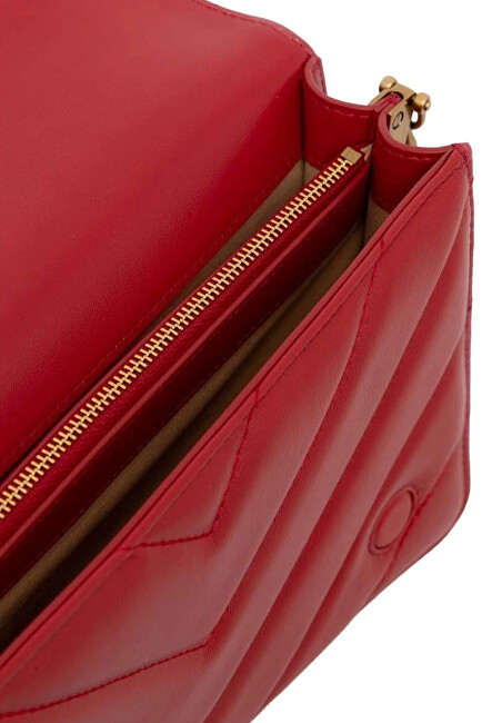 Pinko Dámská kožená crossbody kabelka 100063 A136 R30Q