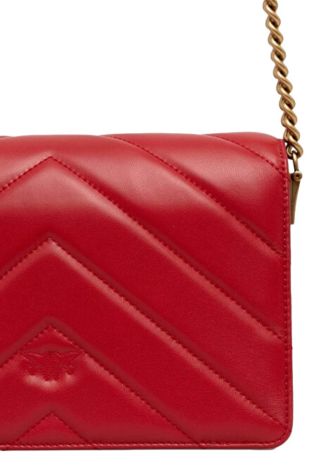 Pinko Dámská kožená crossbody kabelka 100063 A136 R30Q