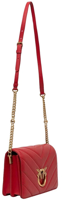 Pinko Dámská kožená crossbody kabelka 100063 A136 R30Q