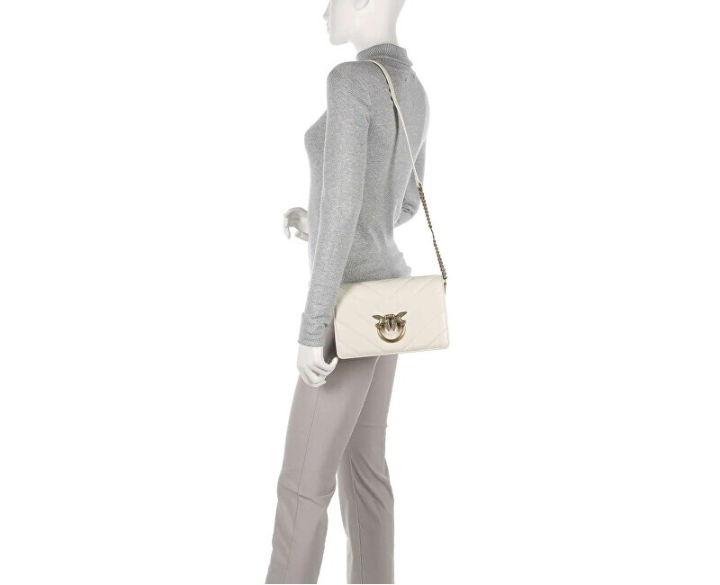 Pinko Dámská kožená crossbody kabelka 100063 A136 R30Q