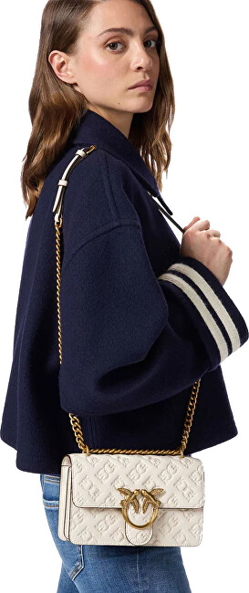 Pinko Dámská kožená crossbody kabelka 100074 A1YB Z14Q