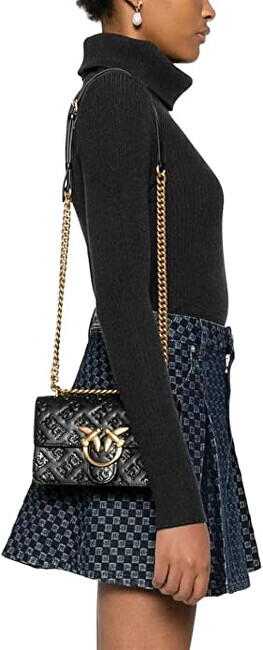 Pinko Dámská kožená crossbody kabelka 100074 A1YB Z99Q