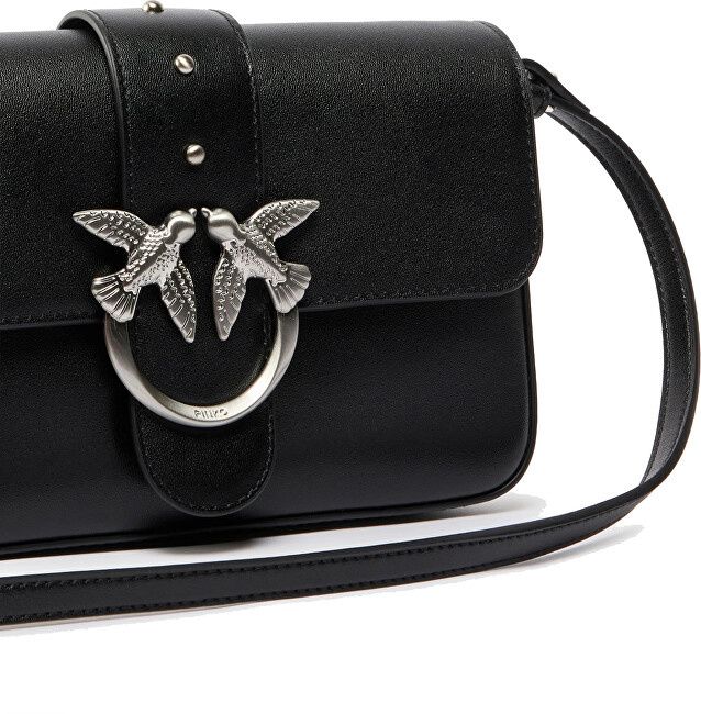 Pinko Dámská kožená crossbody kabelka 104340 A0QO Z99E
