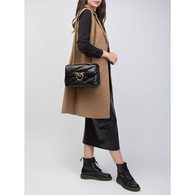 Pinko Dámská kožená kabelka 100038 A0F2 Z99Q