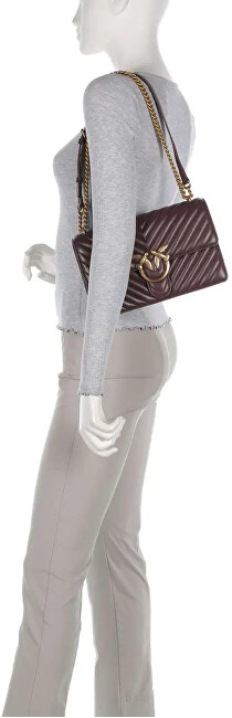 Pinko Dámská kožená kabelka 100941 A0GK L86Q