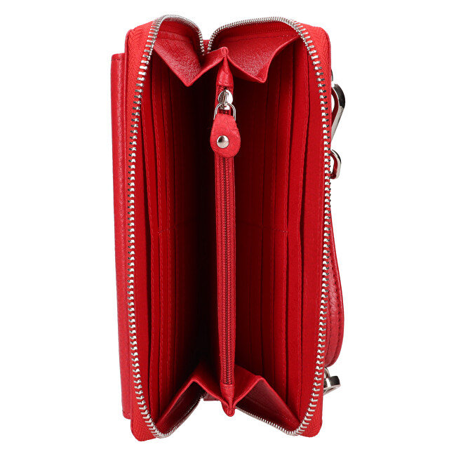 Lagen Dámská kožená crossbody kabelka BLC/5425 RED