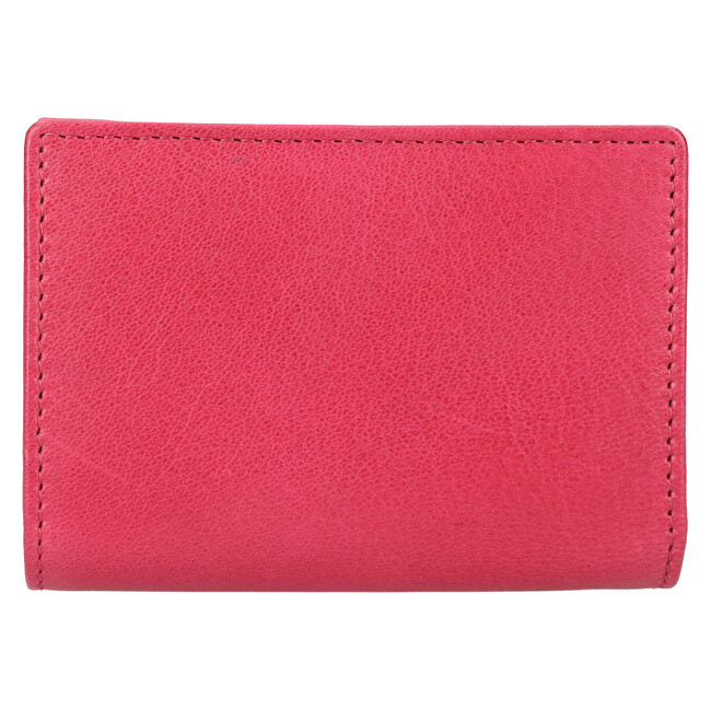 Lagen Dámska kožená peňaženka LG-2152 FUCHSIA
