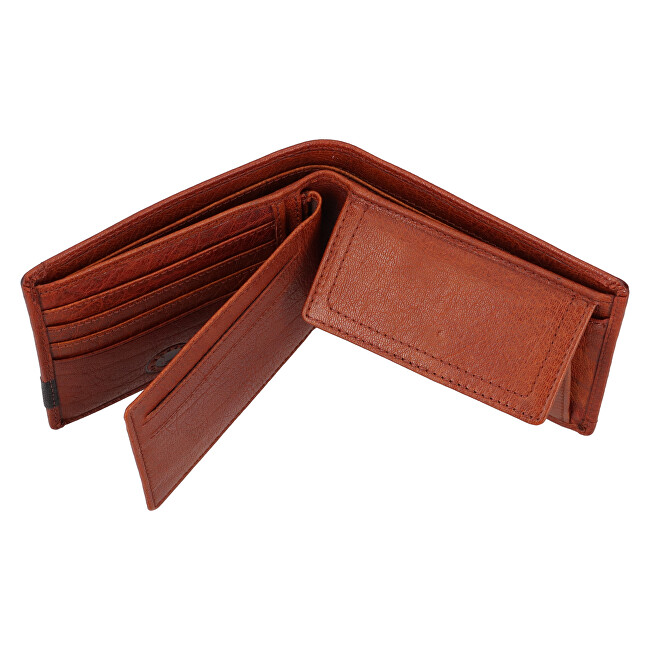 Pánská kožená peněženka BX003Z COGNAC