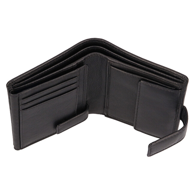 Lagen Pánská kožená peněženka LG-2149/L BLK