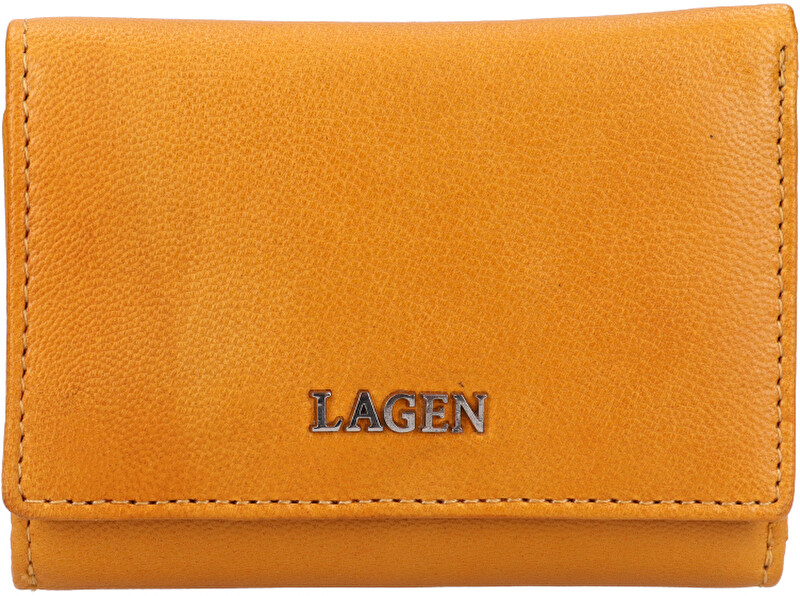 Lagen Dámská kožená peněženka LG-2152 YELLOW