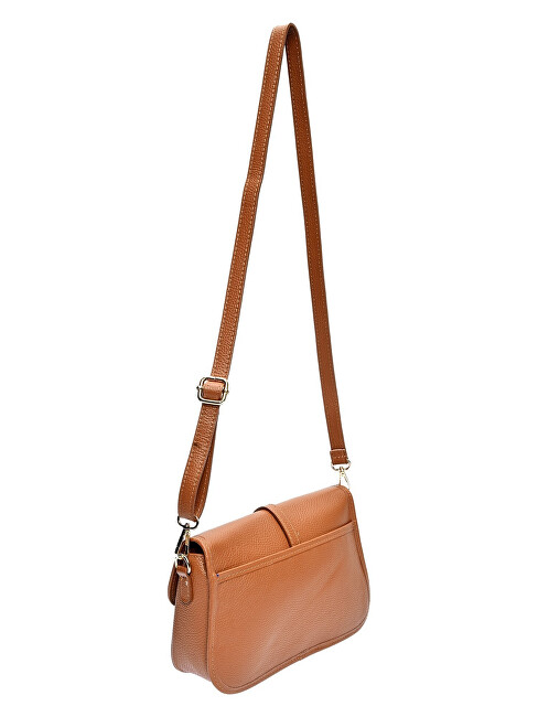 Dámská kožená crossbody kabelka LV 1938 Cognac