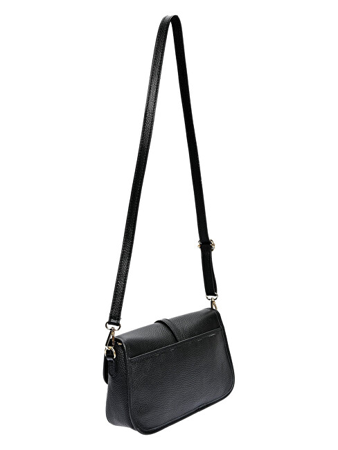 Luisa Vannini Dámská kožená crossbody kabelka LV 1938 Nero